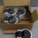 HOLKIE Leveling Casters with Ratchet Handle Design Casters Set of 4 Total Capacity 2600 Lbs Heavy Duty Industrial Casters with Adjustable Leveling Pads (TD80)