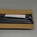 Shower Curtain Rod Adjustable 43-92 inch, 1"Diameter Spring Tension Curtain Rod No Drill, Anti-Rust Non-Slip Shower Rod, Black Shower Curtain Rod for Bathroom Tension