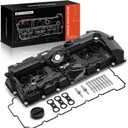 A-Premium Engine Valve Cover - Compatible with BMW Vehicles - 2.5L, 3.0L - 125i, 128i, 130i, 323i, 328i, 525i, 528i, 530i, X3, X5, Z4 - E60 E70 E82 E83 E84 E89 E90 E92 - Replace# 11127552281