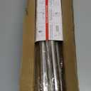 Chrome Shower Curtain Rod 31 to 80 Inch,1 Inch Diameter Adjustable Spring Tension Curtain Rod No Drilling Stainless Steel Telescoping Rod,No Rust