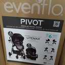 Evenflo Pivot Modular Travel System with LiteMax Infant Car Seat (Casual Gray)