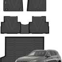 Wailtnb-Car Floor Mats for Hyundai Santa Fe 2021 2022 2023 (Gas Only) All-Weather Car Mat Cargo Liner Protection Black Accessories