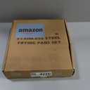 EWFEN Tri-Ply Stainless Steel Frying Pans Set, 8”/ 10”/ 12” Cooking pans, PFOA&PTFE Free Skillet, Induction Cooking Pan, Dishwasher and Oven Safe, Fast & Even Heat, Heavy Duty and Detachable Handle