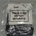 Bencailor 2 Pcs Rhinestone Fake Collar Dickey for Women False Half Shirt Blouse Detachable Collar (Large, White,black)