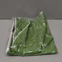 Phantoscope Pack of 2 Velvet Decorative Throw Pillow Covers Soft Solid Square Cushion Case for Couch Green 3x3x10 inch