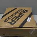 SUPER YOUNGSTER Adjustable Inline Skates for Boys Girls Ages 4-12 with Light Up Wheels, Roller Skates Blades for Youth Kids Indoor & Outdoor Beginners M(33-36), Black & Grey