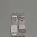 Maveek Drawer Baby Proofing, Baby Proof Kitchen Drawer Lock, Corner Furniture Latch For Pull-Out Dresser Storage Cabinet Nightstand Bathroom Vanity With Drawers, For 0-12 Month Toddlers Safety (Clear), 4 Pieces