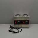 Commercial Electric Sauce Warmer Electric Cheese Sauce Warmer Hot Fudge Warmer Dispenser Cheese Dispenser Warmer with 2 Pump (2 Pump Head)