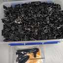 1000 PCS Hidden Deck Fasteners for Composite Decking,Nylon Deck Clips with 316 Stainless Steel Screws&Installation Tool,Universal Hidden Deck Clips for Wood&Composite Boards,Rust-Proof,Easy Install