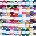 Yarn for Crocheting | 100% Acrylic Yarn | 50 Colors, 44 Yard Each | Medium Weight Crochet Yarn | Soft Hand Knitting Yarn | Knitting & Crochet Supplies | Assorted Yarn Set - 50-Pack | TYH Supplies