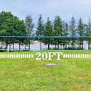 Zdgao Badminton Sets for Backyard, Portable Badminton Net with Tension Adjuster, Badminton Racket Set of 4, 3 Nylon Shuttlecocks, Boundary Line and Carry Bag for Backyard Beach Family Games, 20 feet x 30"