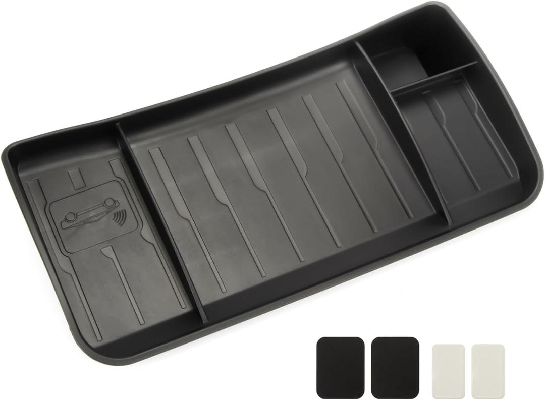 PSLER for 2017-2023 Model 3 Center Console Organizer Behind Screen Storage Box