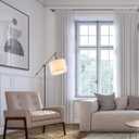 GL Avellino 66" Floor Lamp-BLK/WH