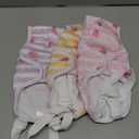 3 Pack Washable Female Dog Diaper Onesie Sanitary Pantie with Adjustable Suspender, Reusable Fixed Doggie Diapers, Super Absorbent Leakproof for Dog in Heat Cycle M (Medium(10"-16" Waist))