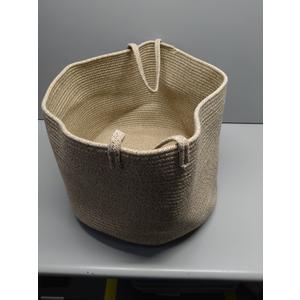 Large Woven Storage Basket for Blankets and Toys 20" x 13" Inch