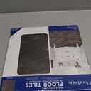 FloorPops FP3328 Raven Peel & Stick Peel and stick floor tiles, Black, 12 inch x 12 inch