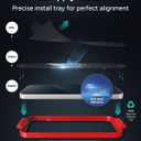 ZAGG Glass Elite Screen Protector for iPhone 16 Pro - 5X Stronger, Reinforced Edges, Ultra-Strong Tempered Glass, Scratch Resistant, Anti-Smudge, Easy Installation, InvisibleShield, Eco-Friendly