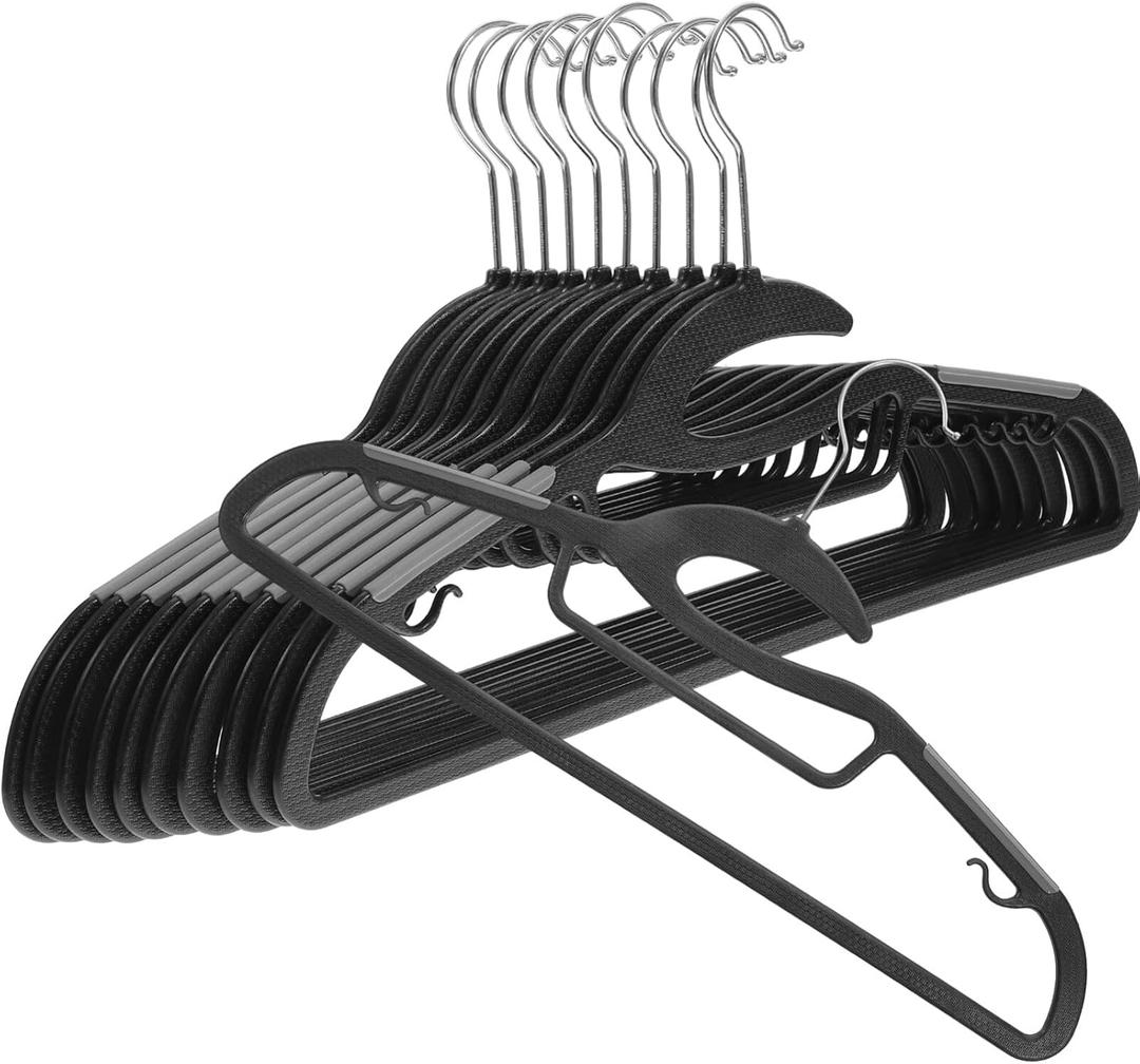 Alipis 10pcs Non- Heavy Duty Plastic Hangers for Closet Organization Hangers for Men Women Clothes for Suits Jackets Pants