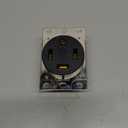 60A Receptacle NEMA 14-60R Flush Mount Outlet 125/250V 4-Prong Socket Industrial Grade Grounding ETL Listed