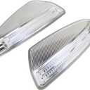 Door Mirror Side Mirror LED Turn Signal Light for Mercedes Benz C250 C300 C350 C63 2008-2014,LED Dynamic Side Mirror Signal Light, Replaces 2048200721+2048200821