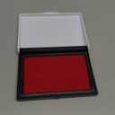 Red Ink Stamp Pad 2.75" x 3.93", Ink Paste Used for Office, Home, Crafting, DIY (Red)