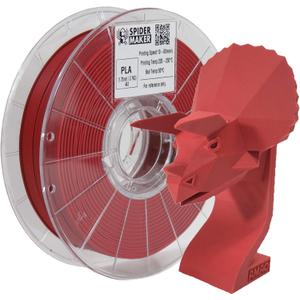 SpiderMaker 3D Matte PLA Filament (PLA+) - Matte Finish with Incredible Vibrant Colors - Compatible with Bambulabs AMS - 1.75 mm PLA, 700g, Dimensional Accuracy +/- 0.03mm (Jujube Red)