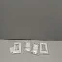 VCE Brush Wall Plate Cable Pass Through, Single Gang Decorator Wall Cover for Low Voltage Cables, In-Wall Cable Management for Wall Mount TV (White), 2-Pack