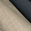 12ft Natural Jute Hallway Runner Rug Non Slip Washable, Rubber Backed Long Khaki Indoor Entryway Runner, Absorbent Kitchen Carpet Sink Rug