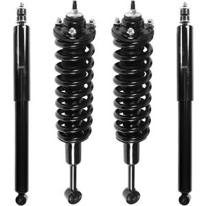 Front & Rear Struts Shock Absorbers Coil Spring Assembly Fit for 2005-2015 Toyota Tacoma (4 Wheel Drive Models Only) 437280 171371R 171371L (Set of 4)
