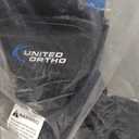 United Ortho Short Air Cam Walker Fracture Boot, Large, Black