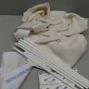 StangH Magnetic Natural Linen Roman Shades, Cordless Light Filtering Door Blind with Privacy Farmhouse Rustic Home Decor for Home Office Nursery, W 26 x L 72, 1 Panel