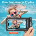 Rynapac Waterproof Phone Pouch - 2 Pack, IPX8 Waterproof Phone Case with Lanyard for iPhone 17 16 15 Pro Max, Cell Phone Dry Bag for Beach Vacation Travel Cruise Essentials, Touch Screen, Up to 8.5"