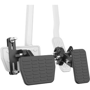 [Updated] Gas and Brake Pedal Extenders for Short Drivers People Driving Cars, Go Kart, Ride on Toys, Accelerator Pedals and Adjustable Length and Angle Auto Vehicles Brake (YCQ-1)