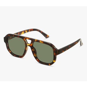 livho Trendy Polarized Square Aviator Sunglasses Women Men Square Eyewear Frame, Retro Sun Glasses for Women Men 2025 Shades