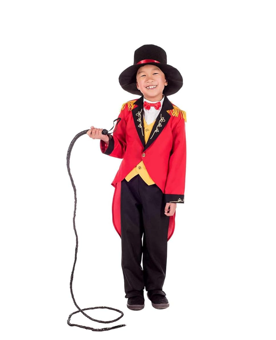 fun shack Kids Ringmaster Costume for Boys and Girls, Circus Ringmaster Outfit for Kids, Fun Carnival Dress-Up, XL
