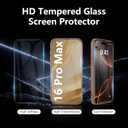 Cufelf Magnetic for iPhone 16 Pro Max Case(Compatible with Magsafe) Full Camera Protection,2+Full Coverage Screen Protector,Translucent Matte,Military Drop Protection Phone Case,6.9",Brown