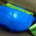Step2 Rain Showers Splash Pond Water Table, Kids Water and Sand Activity Sensory Playset, Summer Outdoor Toys, 13 Piece Water Toy Accessories, For Toddlers 1.5+ Years Old, Blue & Green