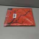 Mocsicka Happy Halloween Backdrop Orange Night Moon Graveyard Background Spooky Pumpkin Spider Web Halloween Party Cake Table Decoration Banner Photo Booth Props (8x6ft)