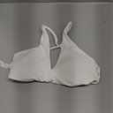 Aoxjox Women's Workout Sports Bras Twist Front Fitness Training Gym Bra Yoga Crop Lola Tank (Large, White)