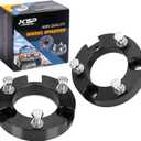 KSP 2" Tundra Leveling Kit, Front Lift Kits for Toyota Tundra 1999-2006, Off-Road Suspension Upgrade with 2in Front Aluminum Spacers, 2 inch Toyota Suspension Lift Strut Spacers for 2WD 4WD 2pcs