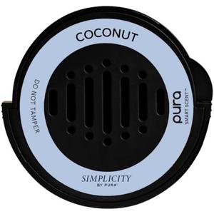 Pura and Simplicity - Car Scent Refill - Fragrance Car Diffuser - Clean & Safe Luxury Diffuser Scent - Long-Lasting Fragrance for 30 Days of Aroma - Must-Have for Car - Coconut