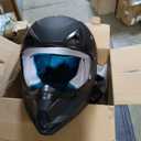 Kids Dirt Bike Helmets Youth Motorcycle Helmet, Kids Motorcycle Full Face Helmet for Off-Road, ATV, UTV, Street Riding with Goggles Gloves, DOT Approved (Black, M)