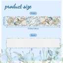 3 x Easter Table Runner Beige, Spring Kitchen Dining Decor for Home Party, 13x72 Inch