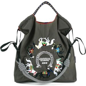 Ball&Chain Stylish Women's Reusable Shopping Bag for Leisure, Travel, and Beach Trips (Medium, Dark Gray)