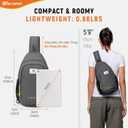 SKYSPER Sling Bag Anti Theft Crossbody Bag RFID Lightweight Travel Shoulder Chest Bag for Hiking Walking