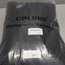 10x20ft Black Backdrop for Photography, Dual-Size Dual-Pocket Design Photo Booth Background for Portrait Photoshoot, Party and Video with Both Options of 10 feet and 20 feet in Width