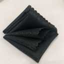 25 pcs 17-Inch Black Table Napkins Reusable Washable Wedding Party Dinner Linens Tableware Supplies
