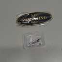 Brass No Soliciting Thank You Sign 2" x 5" Door Sign, No Soliciting Brass Plaque Metal Home Decor Accessories Door or Wall Pre Drilled Hole(Black Gold)