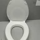 KOHLER 25875-0 Hyten 3" Height, Elevated Soft Close Elongated Toilet Seat, Contoured Seat with Grip-Tight Bumpers, Quick-Attach Hardware, No Slam Toilet Seat, White