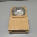 HTB Elevated Dog Bowls,Raised Dog Bowl Stand with 2 Stainless Steel Bowls,Elevated Raised Dog Bowls for Large Medium Small Sized Dogs (Bamboo)